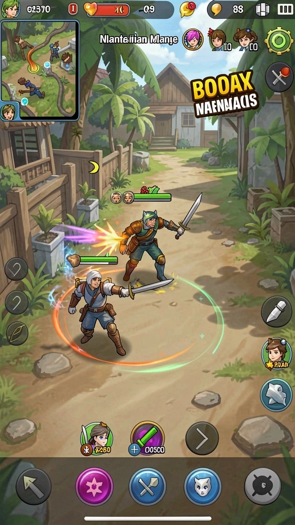 8180 - Screenshot kedua memperlihatkan karakter utama dalam aksi petualangan.