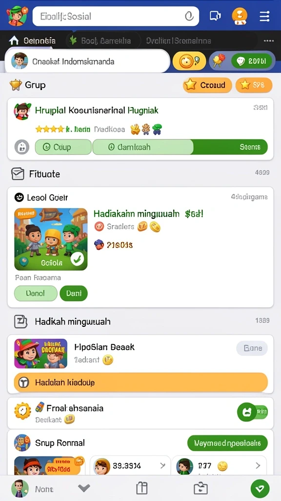 hokiwin - Fitur komunitas yang memungkinkan interaksi dengan pemain lain.