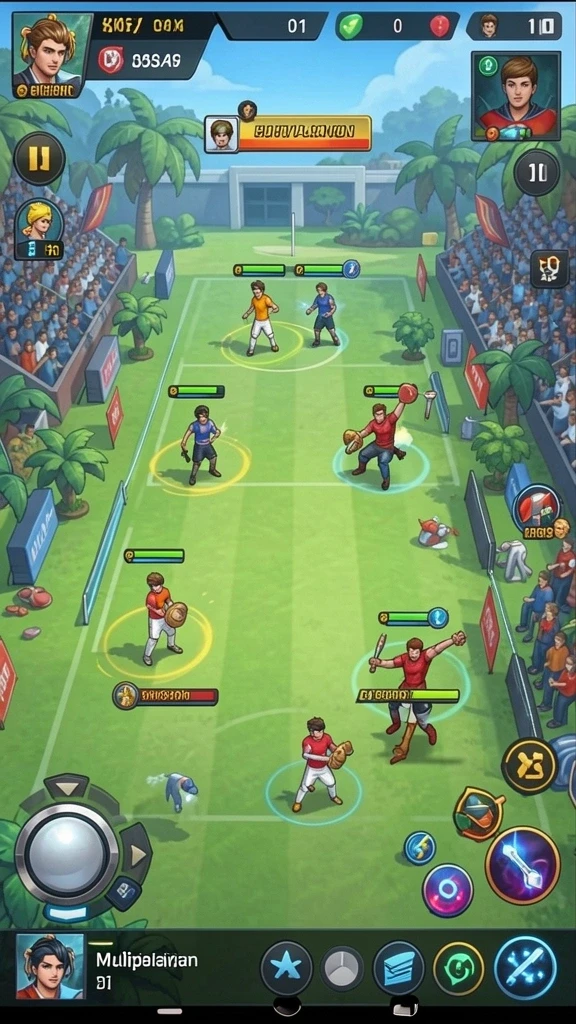 pelamis77 - Tampilan fitur multiplayer yang memungkinkan bermain bersama teman.