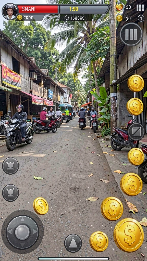 tante777 - Cuplikan dari gameplay yang penuh aksi.