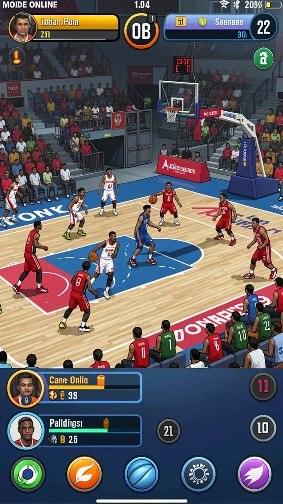 zk3 - Screenshot aplikasi ZK3 menampilkan aksi seru di level 1.